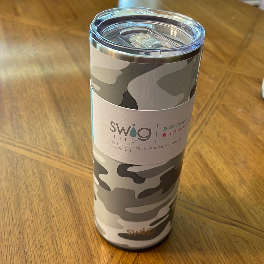 NWT Swig Grey Incognito Camo 20oz Tumbler #3